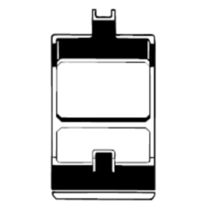 Adapter Hettich insert frame for carrier no. 4285-A for 8 x microtiter plates or 6 x culture plates or 2 x deep well plates, Terasaki microesplatte, PCR-platte 96-fach