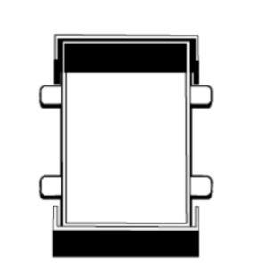 Adapter Hettich insert frame for carrier no. 4285-A for 10 x Hitachi-Racks. The manufacturer requires this item to be ordered in multiples of 2 to avoid any risk of imbalance.