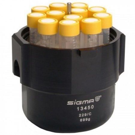 Bucket Sigma for round adaptors no. 17649-17699 sealable with caps no. 17170 for 1 x 650ml tube, or adapter no. 13654 maximum tube length 140mm, pack of 2