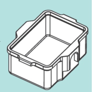 Carrier Hettich for microtitre plate for rotor no. 5624. The manufacturer requires this item to be ordered in multiples of 4 to avoid any risk of imbalance.