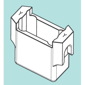 Carrier Hettich 1 place for rotor no. 5624. The manufacturer requires this item to be ordered in multiples of 4 to avoid any risk of imbalance.