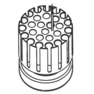 Insert Hettich for 27 x 2.6-3.4ml tubes diameter 13 x 65-100mm for rotor no. 5624