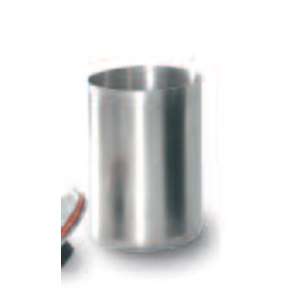 Vessel Sigma stainless steel tube diameter 100 x 152mm for tubes no. 15920, 15921, sealable with cap no. 17911, use without cap in rotor no. 12510-H