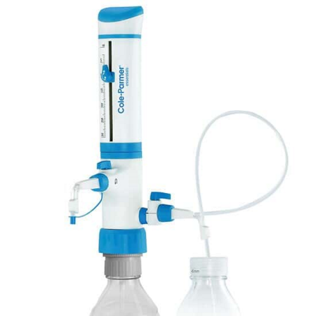 Image of Cole-Parmer Essentials Dual-Inlet Bottletop Dispenser