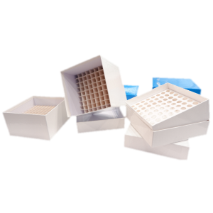 Wolf special offer - Freezer box Maxxline for use in freezers 81 well, cardboard, white, dimensions 133w x 133d x 50h mm, pack of 1, including 9 x 9 divider - must be ordered in multiples of 36 (replaces part number TE22230) OFFER ENDS 28-02-2025