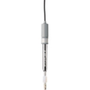 pH electrode Mettler Toledo LE420 measures pH, tris buffer, BNC plug connection, 1m cable length, suitable for general purpose applications, biotech, cream, fat, soil, dairy, acid, paint solvents, tris, acid, hydrocarbon and sea water samples