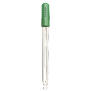 pH electrode Hanna Instruments measures pH, tris buffer, jack plug connection, 1m cable length, suitable for acid, hydrocarbon and sea water samples