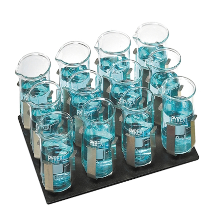 Grant special offer - Platform Grant Bio with clamps for 12 x 100/150ml flasks/beakers dimensions 230 x 190mm OFFER ENDS 31-03-2025