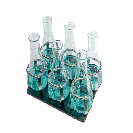 Grant special offer - Platform Grant Bio with clamps for 6 x 250-300ml flasks/beakers dimensions 250 x 190mm OFFER ENDS 31-03-2025