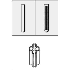 Adapter Hettich insert for carrier no. 1430 for 4 x 9-15ml tubes diameter 14-17 x 100mm e.g. 0500, 0518