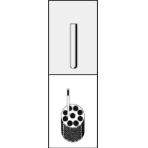 Adapter Hettich insert for carrier no. 1430 for 9 x 3ml tubes diameter 10 x 60mm