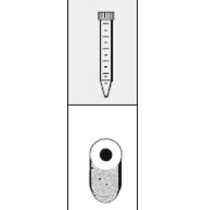 Adapter Hettich insert for rotor no. 1430 for 1 x15ml Falcon tube diameter 17 x 120mm e.g. no. 0509