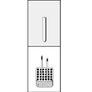 Adapter Hettich insert for carrier no. 1427 for 30 x 1ml tubes diameter 6 x 45mm e.g. Rhesus