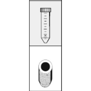 Adapter Hettich insert for carrier no. 1430 for 1 x 50ml Falcon tube diameter 29 x 115mm e.g. no. 0513