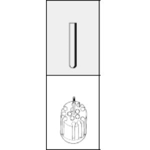 Adapter Hettich insert for carrier no. 1425 for 14 x 3ml tubes diameter 10 x 60mm