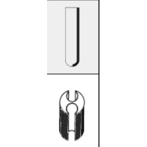 Adapter Hettich insert for carrier no. 1425 for 2 x 25ml tubes diameter 24 x 100mm e.g. no. 0519