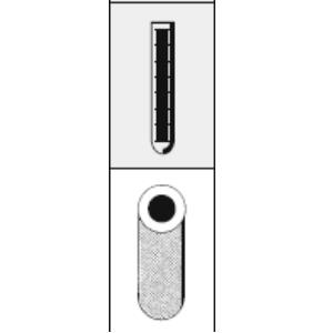 Adapter Hettich insert for rotor no. 1451 for 1 x 7.5-10ml blood/urine tube diameter 15-16 x 92-102mm e.g. no. 0518