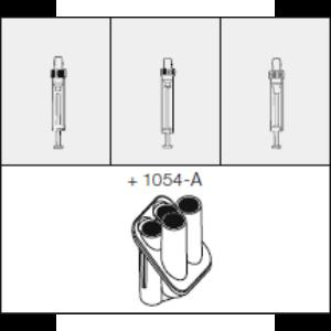 Adapter Hettich insert no. 1467 for rotor no. 1418 for 4 x 1.1-5ml tubes diameter 8 x 75mm with insert no. 1054-A, or 4 x 9-15ml tubes diameter 16-102mm with insert no. 0716, or 4 x 15ml tubes diameter 17 x 120 with insert no. E2109