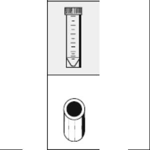 Adapter Hettich insert for carrier no. 1425 for 1 x 50ml conical Falcon tube with skirt