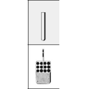 Adapter Hettich insert for carrier no. 1427 for 12 x 6ml collection tubes diameter 12 x 82mm e.g. no. 0501