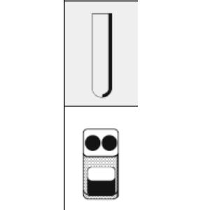 Adapter Hettich insert for carrier no. 1427 for 2 x 25ml tubes diameter 24 x 100mm e.g no. 0519