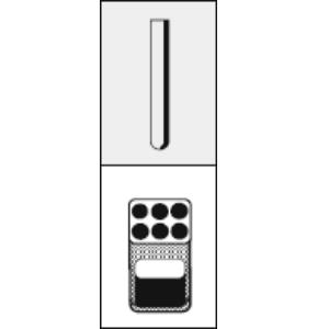 Adapter Hettich LS-frame insert for carrier no. 1427 for 6 x 9ml collection tubes diameter 14 x 100mm e.g. no. 0500