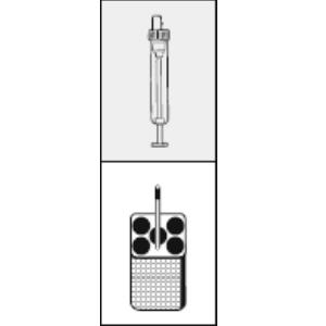 Adapter Hettich LS-frame insert for carrier no. 1427 for 5 x 9-10ml blood collection/urine tubes diameter 16 x 92mm