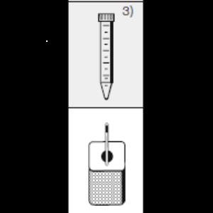 Adapter Hettich insert for carrier no. 1427 for 1 x 15ml Falcon tube diameter 17 x 120mm e.g. no. 0509