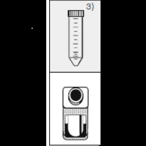 Adapter Hettich insert for carrier no. 1427 for 1 x 50ml Falcon tube diameter 29 x 115mm e.g. no. 0513