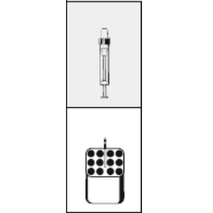 Adapter Hettich insert for carrier no. 1427 for 12 x 1.1-1.4ml blood collection/ urine tubes diameter 8 x 66mm