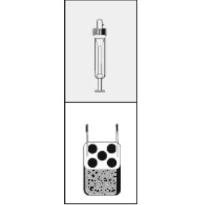 Adapter Hettich LS-frame insert for carrier 1427 for 5 x 4-5.5ml blood collection/urine tubes diameter 15 x 75mm