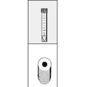 Adapter Hettich insert for carrier no. 1430 for 1 x 12ml conical tube with skirt diameter 17 x 100mm