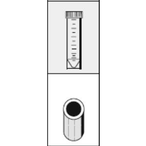 Adapter Hettich insert for carrier no. 1430 for 1 x 50ml Falcon tube with skirt diameter 29 x 115mm