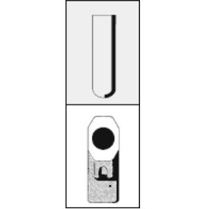 Bucket Hettich plastic for rotor no. 1624 for 1 x 45ml tube diameter 31 x 100mm