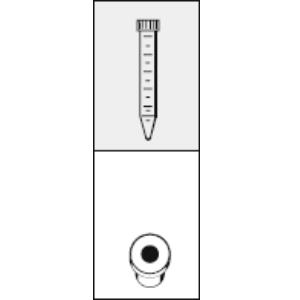 Insert Hettich for 15ml Falcon tube diameter 17 x 120mm e.g. no. 0509