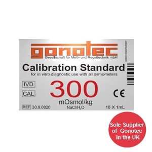 Wolf special offer - Ampoules of calibration standard 300 mOsmol/kg for Osmomat 010/030/3000/auto pack of 10 x 1ml WHILST STOCKS LAST